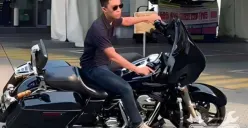 Motor Harley Davidson yang pernah dipamerkan Mario Dandy, kini disita KPK. (Sumber : TikTok @mariodandys)