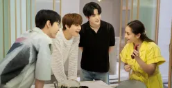 Nagita Slavina saat menjamu 3 member NCT, Doyoung, Jaehyun dan Jungwoo, di rumahnya. (Sumber : Instagram @raffinagita1717)