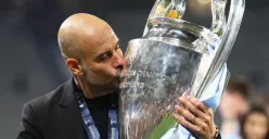 Pep Guardiola berhasil mengantarkan Manchester City meraih gelar Liga Champions (Sumber : Twitter)