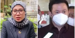 Mellisa Anggraini dan Andreas Nahot Silitonga (Sumber : Instagram Mellisa Anggraini/Kompas TV)
