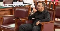 Jonathan Latumahina saat memberikan kesaksian (Sumber : YouTube Komas TV)