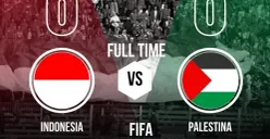 Statistik pertandingan Timnas Indonesia vs Palestina (Sumber : Instagram)