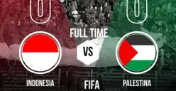 Statistik Pertandingan FIFA Matchday Timnas Indonesia vs Palestina, Tim Garuda Mendominasi!