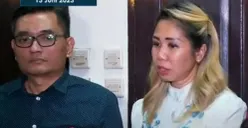 Saksi Rudy Setiawan dan Natalia Puspita usai sidang lanjutan Mario Dandy dan Shane Lukas (Sumber : KompasTV)
