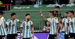 Pemain-pemain terbaik Timnas Argentina saat melawan Australia (Sumber : Twitter)