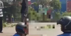 Mahasiswa Unissula Semarang tewas setelah tubuhnya terseret truk gandeng di Jalan Yos Sudarso, Kota Semarang. (Sumber : Instagram @kejadiansmg)