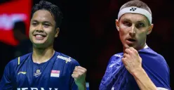 Link Live Streaming Final Indonesia Open 2023, Intip Rekor Anthony Ginting vs Viktor Axelsen