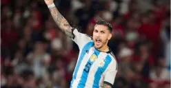 Sosok Leandro Paredes pemain sepak bola asal Argentina yang perdana menjebol gawang Timnas Indonesia (Sumber : instagram @leoparedes20)