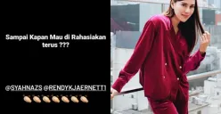 bukti perselingkuhan Syahnaz Sadiqa dispill istri Rendy Kjaernett (Sumber : kolase instagram @ladynayoan/@syahnazs)