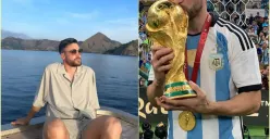 Nicola Tagliafico, pemain Argentina yang berlibur ke Pulau Komodo (Sumber : Instagram)