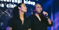 Renaga Tahier dan ayahnya, Ferdy Tahier, yang merupakan vokalis Element. (Sumber : Instagram @renaga.tahier)