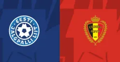 Estonia vs Belgia, Kualifikasi Euro 2024 (Sumber : Twitter)