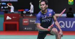 Chico Aura Dwi Wardoyo melaju ke final Taipei Open 2023 setelah taklukkan wakil tuan rumah, Wang Tzu Wei, Sabtu 24 Juni 2023. (Sumber : PBSI)