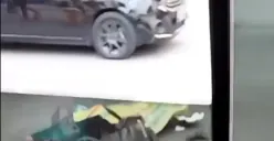 Korban tewas Jumadi di jalan Woltermonginsidi Semarang (Sumber : Instagram)