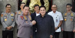 Ketua Umum PSSI Erick Thohir sudah melakukan konferensi pers bersama Kapolri, Listyo Sigit. (Sumber : instagram @erickthohir)