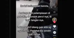 Ibu memarahi anak di stasiun Purwokerto (Twitter)