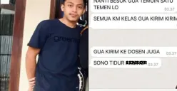 Alwi Husen Maolana ancam akan sebarkan video korban pada dosen (Sumber : kolase twitter @PartaiSocmed)