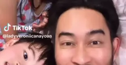 Jeje Govinda unggah selfie bareng anak. (Sumber : tiktok/ladyveroniicanayoan)