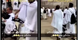 NGolo Kante dan Ismail Bennacer melaksanaka ibadah haji (Sumber : Tangkap layar Tiktok)