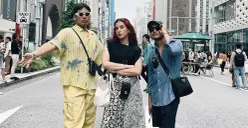 Tasya Farasya bersama 2 anggota timnya, Galih dan Hasyim, yang dulu sempat bekerja dengan Tasyi Athasyia. (Sumber : Instagram @hasyimaman)