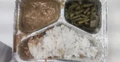 Menu makanan jemaah haji yang sedang viral di media sosial (Sumber : Twitter)