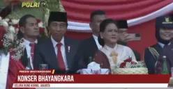 Ngaku Penggemar Slank, Jokowi Asyik Nyanyi Terlalu Manis di Hari Bhayangkara ke-77