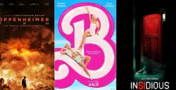 Tiga dari 6 film Hollywood yang akan tayang Juli 2023 di bioskop, Oppenheimer, Barbie dan Insidious The Red Door. (Sumber : IMDb)