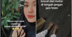 Gadis hampir diculik ojek online (TikTok)