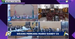 Mantan kekasih Mario Dandy hadir di sidang hari ini, Selasa 4 Juli 2023. (Sumber : youtube/MetroTV)