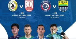 Link live streaming Arema FC vs Persib Bandung, Jumat 7 Juli 2023, Pukul 19.00 WIB. (Sumber : Instagram @liga1match)