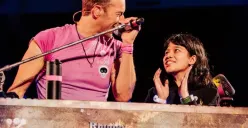 Nadya Permadi, perempuan asal Indonesia yang sepanggung dengan Coldplay di konser yang digelar di Copenhagen, Denmark. (Sumber : Instagram @nadyapermadi)