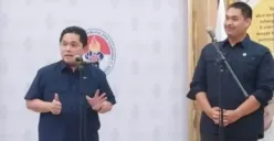 Menpora bersama Ketum PSSI Erick Thohir (Sumber : Kompas TV)