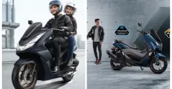 Perbandingan Honda PCX 160 vs Yamaha Nmax155 2023. (Sumber : Kolase AHM & Yamaha)