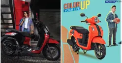 Perbandingan spesifikasi, fitur, desain, dan harga Honda Scoopy dan Yamaha Fazzio 2023. (Sumber : Kolase AHM & Yamaha)