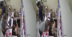 Terjadi lagi aksi 2 warga negara asing yang mengelabui kasir swalayan di Genuk, Semarang, uang jutaan rupiah raib digondol keduanya. Rekaman CCTV 9 Juni 2023. (Sumber : Instagram @portalsemarang)