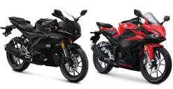 Perbandingan Honda CBR 150R dan Yamaha All New R15 Connected (Sumber : astra-honda.com & yamaha-motor.co.id)