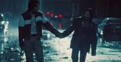 Jungkook BTS dan Han Sohee pada video klip Seven, lagu debut Jungkook BTS (Sumber : YouTube HYBE LABELS)