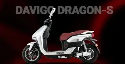 Motor listrik on budget Davigo Dragon S unggulkan jarak tempuh hingga 120 Km. (Sumber : Davigo.id)
