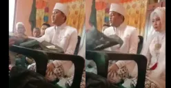 Meja Ijab Kabul Sampai Pecah saat Akad, Video Viral Pengantin Pria Ini Bikin Publik Geger (Sumber : Twitter/@coffebit)