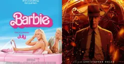 Barbie vs Oppenheimmer, baca sinopsis filmnya berikut. (Sumber : kolase foto 21cineplex.com)