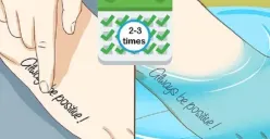 Eksfoliasi tato permanen bisa buat memudarkan tinta tato. (Sumber : WikiHow)