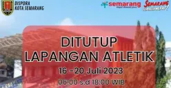 Lapangan Atletik GOR Tri Lomba Juang Ditutup untuk Umum pada 16-20 Juli 2023, Ada Pekan Olahraga