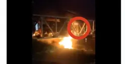 Viral Video Momen Dramatis Masinis Selamatkan Diri Lewati Kobaran Api Usai Kecelakaan KA 112 Brantas dengan Truk