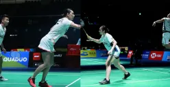 Dejan/Gloria dan Praveen/Melati akan bertanding di babak 16 besar India International 2023. (Sumber : PBSI)