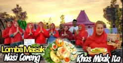 Peserta Lomba Memasak Nasi Goreng khas Mbak Ita dari RT 02 RW 3 Kelurahan Purwosari, Mijen, Kota Semarang. (Sumber : YouTube FARUQ MAULANA)