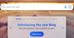 Bing.com bisa digunakan di  Google Chrome dan Safari. (Sumber : Tangkapan layar bing.com)
