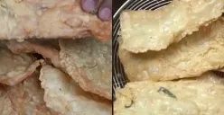 Resep keripik tempe setipis kartu ATM viral di TikTok . (Sumber : TikTok/@sobatdapur)