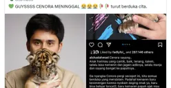 Alshad Ahmad tuai cibiran usai umumkan anak harimau peliharaanya mati (Sumber : Twitter/@indiratendi)