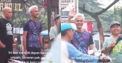 Viral video pria mirip Ganjar Pranowo di Banten (Sumber : TikTok/@pastibisa999)