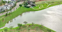 Masuk Danau BSB kini dikenai tarif Rp 25 ribu per orang. (Sumber : Instagram @bsbcitysmg)